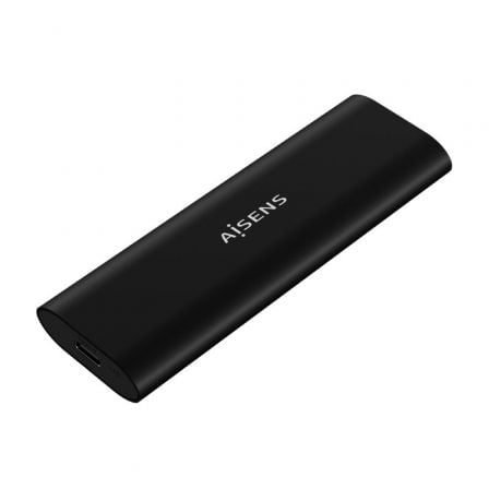 Caja Externa para Disco SSD M.2 SATA/NVMe Aisens ASM2-014B/ USB 3.2/ Sin tornillos_0