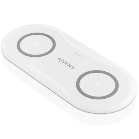 Base de carga Inalámbrica Aisens ASCH-15W2WC059-W/ 15W/ Blanco_0