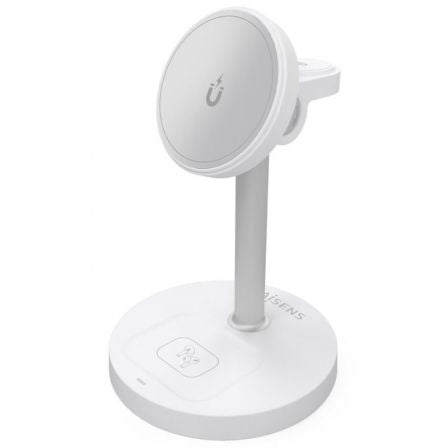 Base de carga Inalámbrica Aisens ASCH-15W3WC065-W/ 15W/ Blanco_0