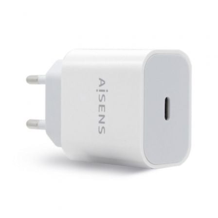Cargador de Pared Aisens A110-0537/ 1xUSB Tipo-C/ 20W_0