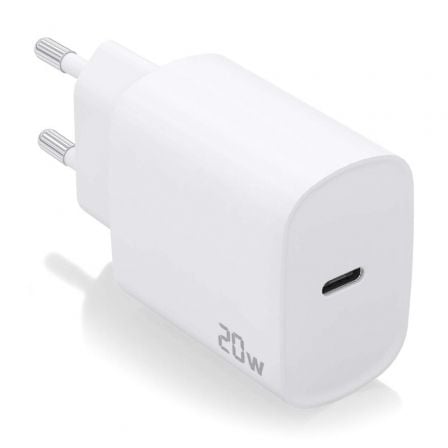 Cargador de Pared Aisens A110-0752/ 1xUSB Tipo-C/ 20W_0