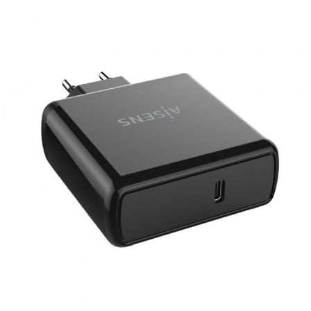 Cargador de Pared Aisens ASCH-1PD60-BK/ 1xUSB Tipo-C/ 60W_0