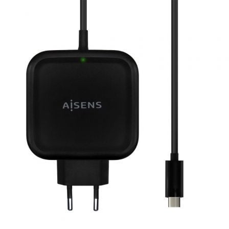 Cargador de Pared Aisens ASCH-1PD65WL-BK/ 1xUSB Tipo-C/ 65W_0