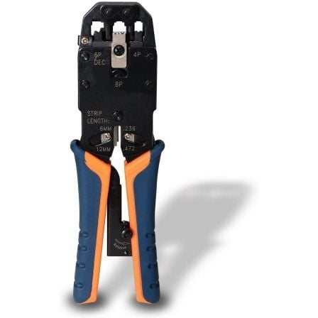 Crimpadora Metálica de Carraca Aisens A142-0311 para RJ10-RJ11-RJ12-RJ45_0