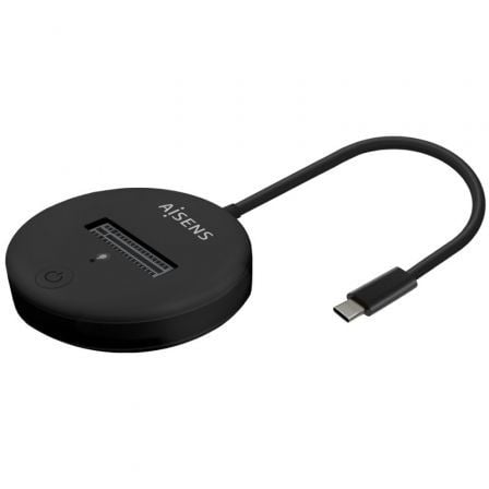 Dock USB Tipo-C para SSD M2 SATA/NVMe Aisens ASUC-M2D013-BK/ Negro_0