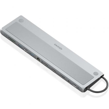 AISENS ASUC-12P020-GR base para portátil y replicador de puertos Alámbrico USB 3.2 Gen 1 (3.1 Gen 1) Type-C_0