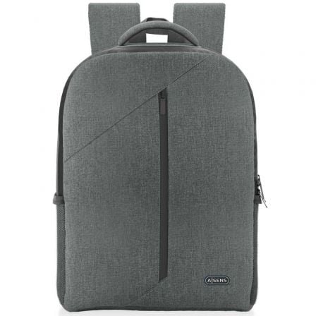 Mochila Aisens Premium ASBG-BP084-GR para Portátiles hasta 15.6"/ Gris_0