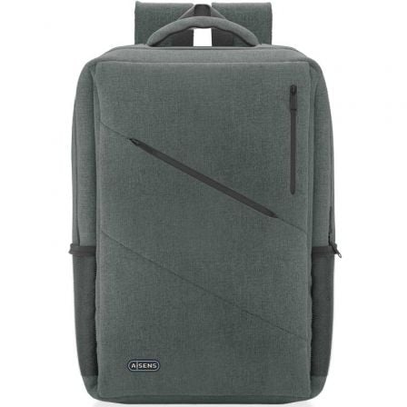 Mochila Aisens Urbana y de Oficina ASBG-BP085-GR para Portátiles hasta 15.6"/ Gris_0