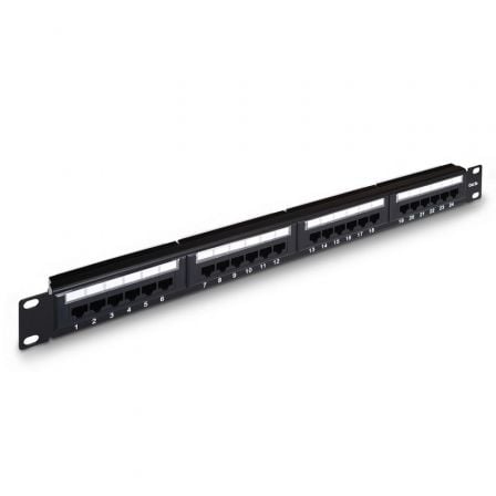 Patch Panel Aisens A141-0307/ 24 Puertos/ Cat.5e/ Altura 1U_0