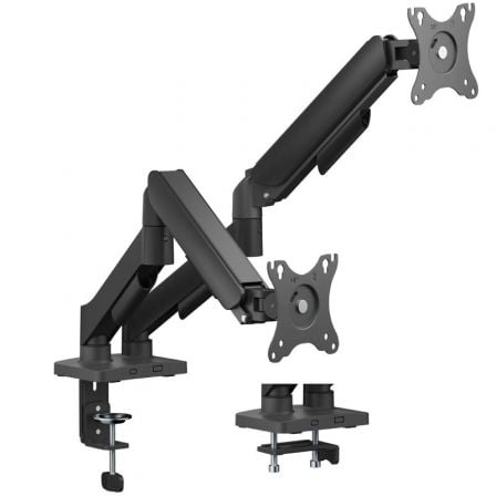 Soporte de Mesa con Contrapeso para 2 Monitores Aisens DT32TSR-357/ Giratorio/ Inclinable/ hasta 9kg_0