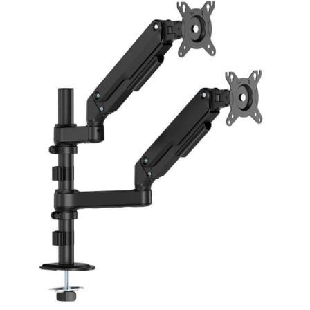 Soporte de Mesa con Contrapeso para 2 Monitores Aisens DT32TSR-453/ Giratorio/ Inclinable/ hasta 9kg_0