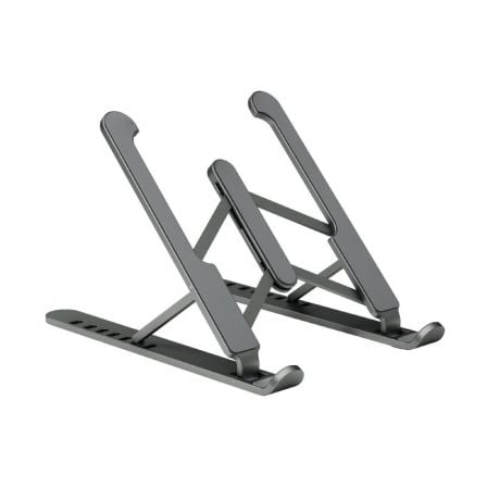 Soporte Aisens LPS1M-101 para Portátil/ Tablet hasta 15"/ Gris Oscuro_0
