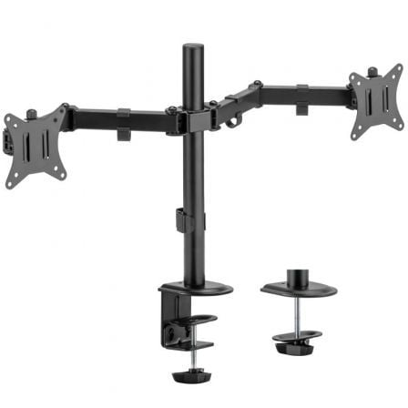 Soporte para 2 Monitores AISENS / Preto / DT32TSR-149