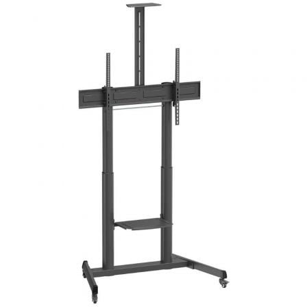 Soporte de Suelo Inclinable con Ruedas y Manivela Aisens FT100TE-403 para TV 60-100"/ hasta 100kg_0