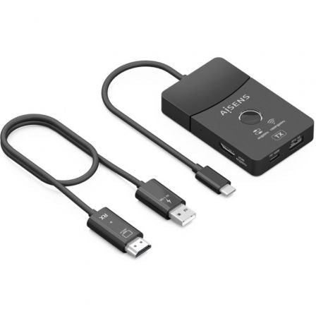 Adaptador/Transmisor de vídeo inalámbrico USB Tipo-C - HDMI Aisens ASWL-H2KDC30M05-BK/ 100W_0
