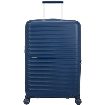Maleta Mediana American Tourister FastForward Spinner Expansible 68cm/ 68x46x30cm/ 4 Ruedas/ Azul Marino_0