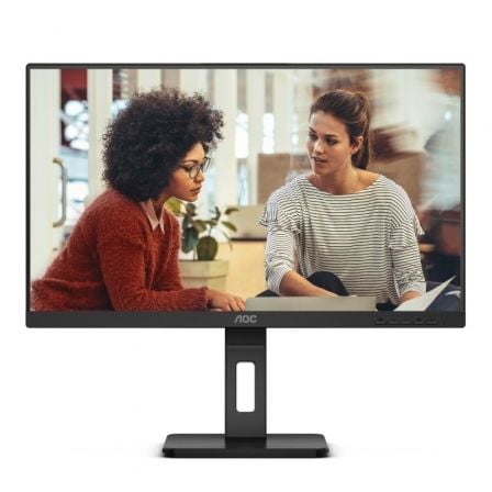 Monitor AOC 24E3QAF / 23.8' / Full HD / Multimedia / Regulável em Altura / Preto