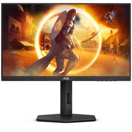 Monitor Gaming AOC 24G4X / 23.8' / Full HD / 0.5ms / 180Hz / IPS / Multimédia / Regulável em altura / Preto