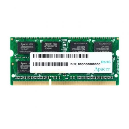 Memoria RAM Apacer 4GB/ DDR3/ 1600MHz/ 1.5V/ CL11/ SODIMM_0