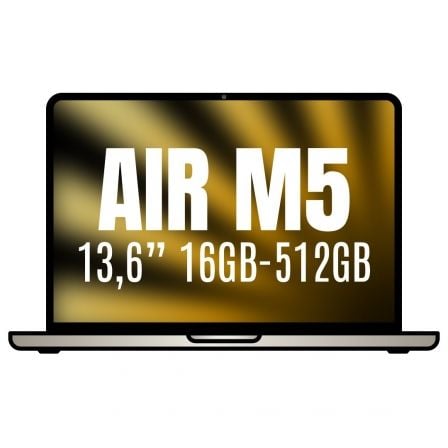 Apple Macbook Air 13,6"/ M5 10-Core CPU/ 16GB/ 512GB SSD/ 8-Core GPU/ Blanco Estrella_0