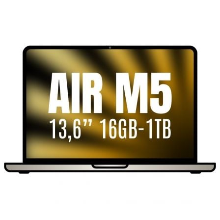 Apple Macbook Air 13,6"/ M5 10-Core CPU/ 16GB/ 1TB SSD/ 10-Core GPU/ Blanco Estrella_0