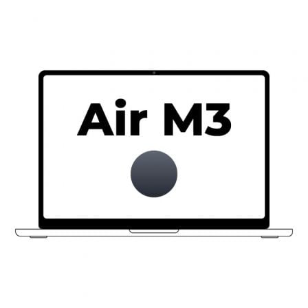 Apple Macbook Air 13,6"/ M3 8-Core CPU/ 8Gb/ 512Gb SSD/ 10-Core GPU/ Medianoche_0