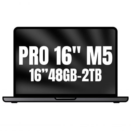 Apple Macbook Pro 16"/ M5 Max 18-Core CPU/ 48GB/ 2TB SSD/ 40-Core GPU/ Negro Espacial_0
