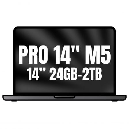 Apple Macbook Pro 14"/ M5 Pro 15-Core CPU/ 24GB/ 2TB SSD/ 16-Core GPU/ Negro Espacial_0