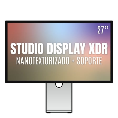 Apple Studio Display XDR 27"/ Cristal Nano texturizado/ Soporte con altura e inclinación ajustable_0