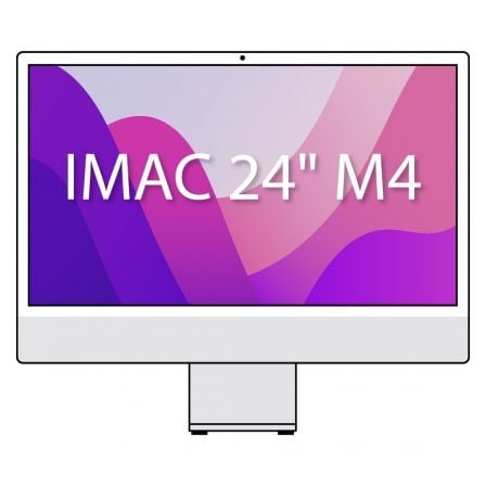 Apple iMac 24" Retina 4,5K / M4 10-Core CPU/ 16Gb/ 256Gb SSD/ 10-Core GPU/ Cristal Nanotexturizado/ Plata_0