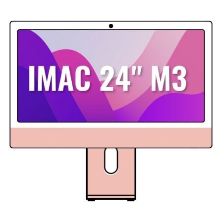 Apple iMac 24" Retina 4,5K / M3 8-Core CPU/ 8Gb/ 512Gb SSD/ 10-Core GPU/ Rosa_0