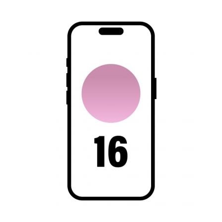 Smartphone Apple iPhone 16 256GB/ 6.1"/ 5G/ Rosa_0