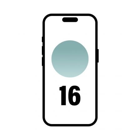 Smartphone Apple iPhone 16 512GB/ 6.1"/ 5G/ Verde Azulado_1