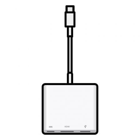 USB Multiport-Adapter, USB-C > USB-A + USB-C + HDMI-Buchse_0