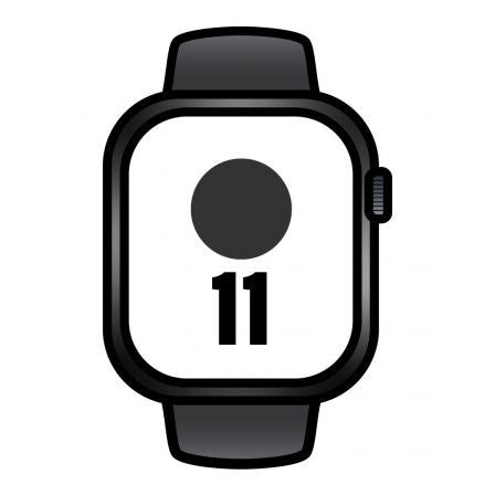 Smartwatch Apple / GPS / Cellular / 46mm / Caixa de Alumínio Preto / Correia Deportiva Preto / APL-WATCH_MFC44QL/A_0