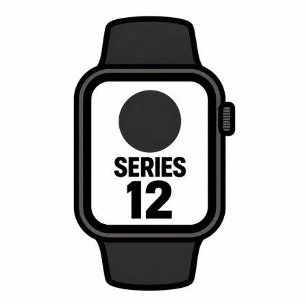 Apple Watch Series 12/ GPS/ Cellular/ 46mm/ Negro/ Correa Deportiva Negra (S/M)_0