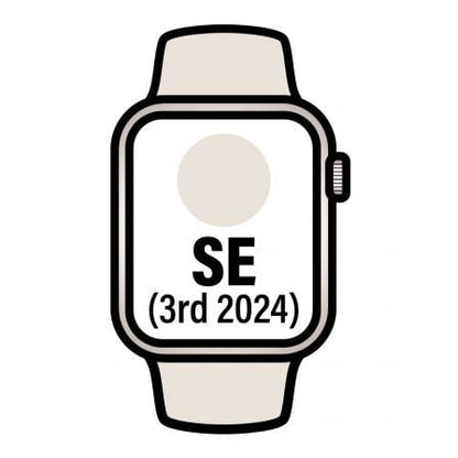 Apple Watch SE 3rd V2/ GPS/ 40mm/ Caja de Aluminio Blanco Estrella/ Correa Deportiva Blanco Estrella M/L_1
