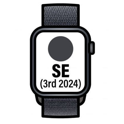 Apple Watch SE 3rd V2/ GPS/ 44mm/ Caja de Aluminio Medianoche/ Correa Loop Deportiva Tinta_0