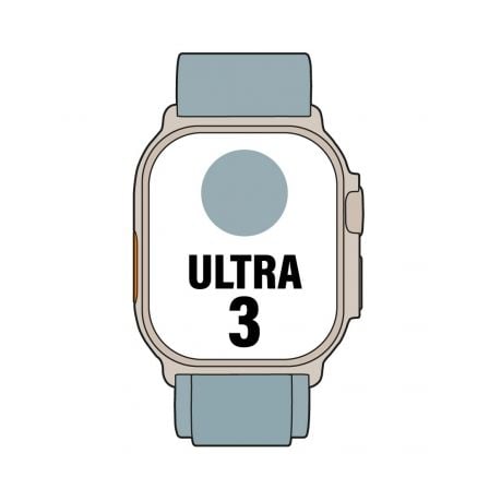 Smartwatch Apple / Titânio Natural / 49mm / Ultra 3 GPS + Cellular_0