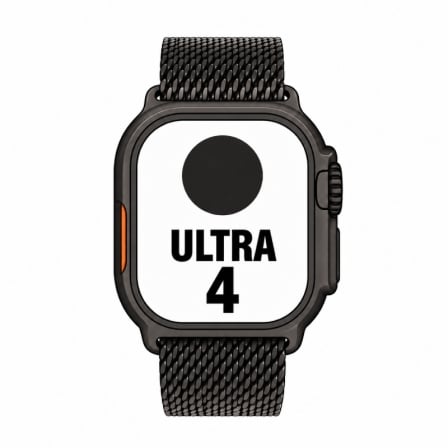 Apple Watch Ultra 4/ GPS/ 49mm/ Caja de Titanio Negro/ Correa Milanese Loop en Titanio Negro/ M_0