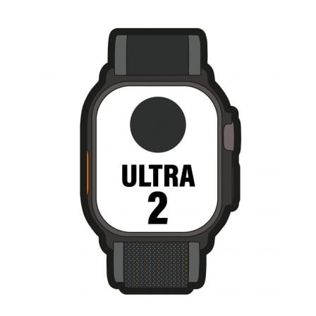 Apple Watch Ultra 2/ GPS/ Cellular/ 49mm/ Caja de Titanio Negro / Correa Loop Trail Negro S/M_0