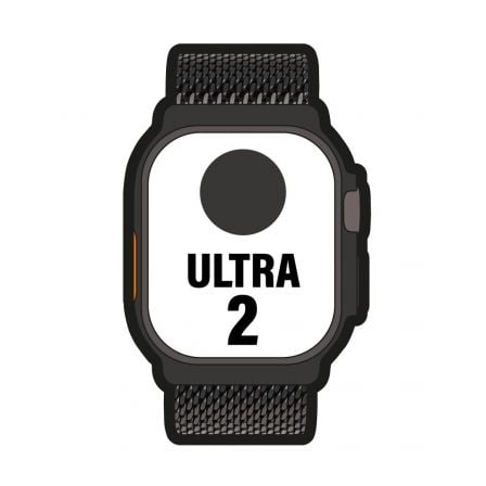 Apple Watch Ultra 2/ GPS/ Cellular/ 49mm/ Caja de Titanio Negro / Correa Milanese Loop Grande_0