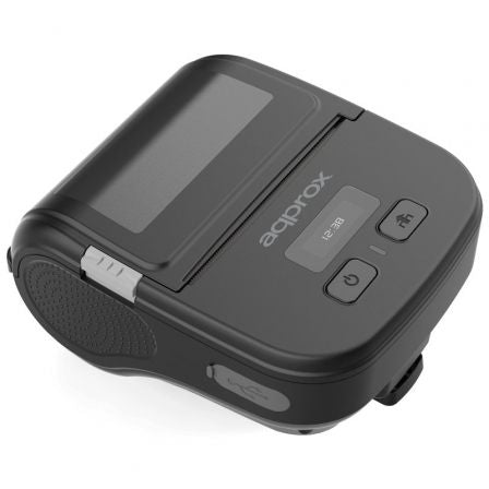 Impresora de Tickets Approx appPOS80PORTABLE/ Térmica/ Ancho papel 80mm/ USB-Bluetooth/ Negra_0