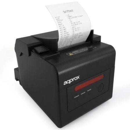 Impresora de Tickets Approx appPOS80WIFI+LAN/ Térmica/ Ancho papel 58 y 80mm/ USB-WiFi-LAN-RS232-RJ11/ Negra_0