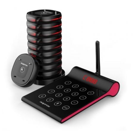 Kit Avisador de Clientes Approx appCUSTOMERCALLERKIT/ Incluye Transmisor / 10 discos / Base de Carga_0