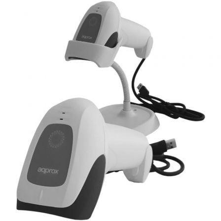 Lector de Código de Barras 1D Approx appLS11ASWH/ USB_0