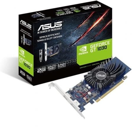 Tarjeta Gráfica Asus GeForce GT 1030/ 2GB GDDR5/ Compatible con Perfil Bajo_0