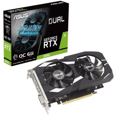 Tarjeta Gráfica Asus Dual GeForce RTX 3050 OC Edition/ 6GB GDDR6_0