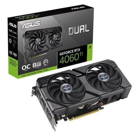 Tarjeta Gráfica Asus Dual GeForce RTX 4060 Ti EVO OC Edition/ 8GB GDDR6_0
