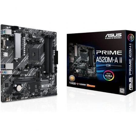 ASUS PRIME A520M-A II/CSM AMD A520 Zócalo AM4 micro ATX_0